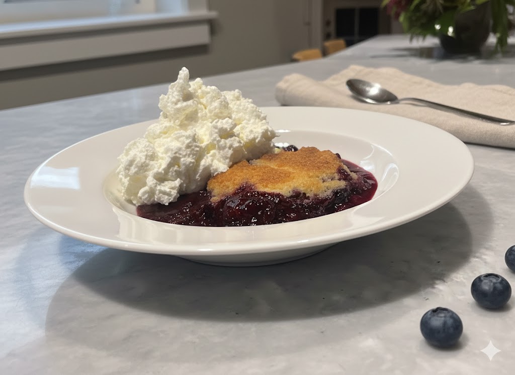 Artisan Blueberry Cobbler